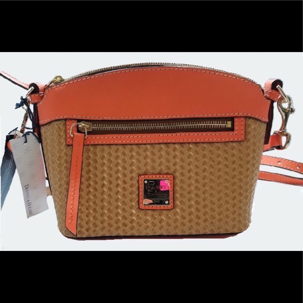DOONEY & BOURKE Beacon Collection woven leather Crossbody